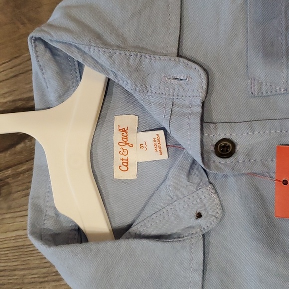 Cat & Jack Button Down Dress Shirt Size 3T - Picture 2 of 4
